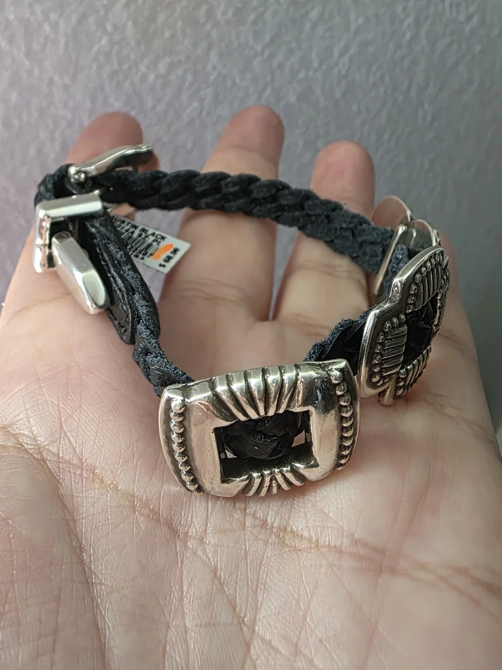 Brighton black braided